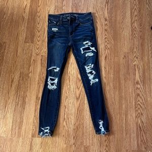 American Eagle Blue Skinny Jeans